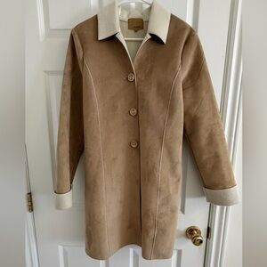 Luxurious Tan Teddy Jacket for Women